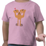 Deux côtés du même chameau de bande dessinée badin t-shirts