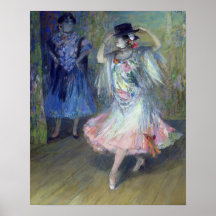 Deux danseurs espagnols, 1852 affiche