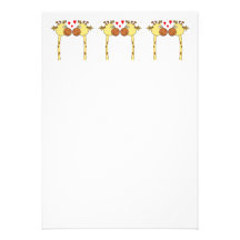 Deux girafes avec les coeurs rouges d'amour. Bande Cartons D'invitation