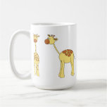 Deux girafes. Bande dessinée Tasse