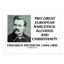 Deux grands narcotiques européens : Christianisme  Carte Postale