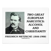 Deux grands narcotiques européens : Christianisme  Invitations Personnalisables