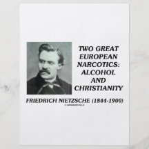 Deux grands narcotiques européens : Christianisme  Prospectus