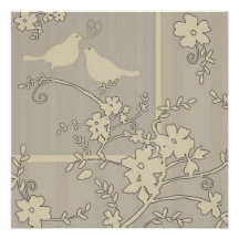 Deux invitations de ~ d'inséparables