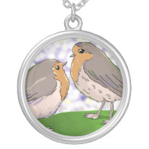 Deux peu de Robin ont lu le collier de sein