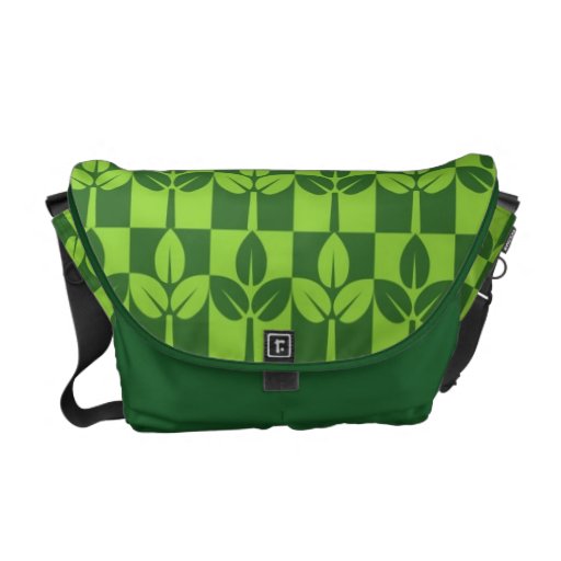 Devenez écolo ! Sac messenger à feuille Sacoches