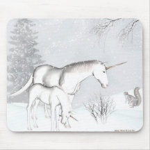 d'hiver mousepad Uni Tapis De Souris