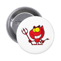 Diable de Halloween de bande dessinée Pin's
