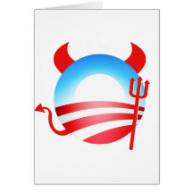 Diable d'Obama Cartes De Vœux