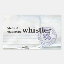 Diagnostic médical : Whistler Autocollants