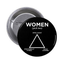 Diagramme de femmes - sélection deux badges avec agrafe