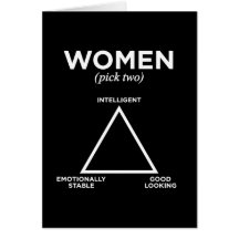 Diagramme de femmes - sélection deux cartes de vœux