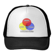 Diagramme de Venn. Radiologues Casquette De Camionneur