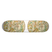 Diagramme en étoile de ciel et carte du sud de con skateboards