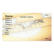 Diagramme nautique modèles de cartes de visite