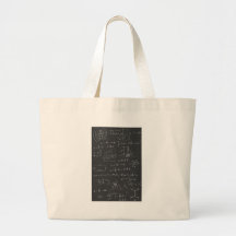 Diagrammes et formules de physique sac de toile
