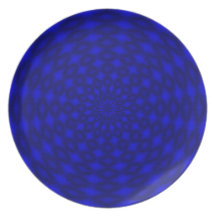 Diamant bleu assiettes pour soirée