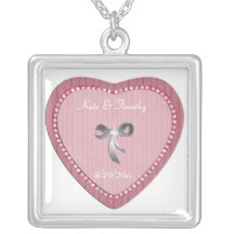 Diamant et souvenir rose de coeur bijouterie fantaisie