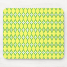 Diamant floral personnalisable tapis de souris