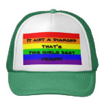 Diamants arent un meilleur ami de filles casquette de camionneur