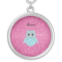 Diamants bling personnalisés de hibou de nom bijouterie