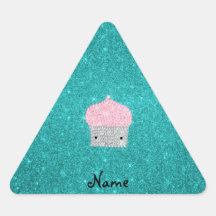 Diamants bling personnalisés de petit gâteau de no stickers en triangle