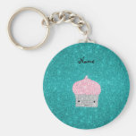 Diamants bling personnalisés de petit gâteau de no porte-clef