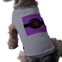 Diamants de pourpre de monogramme manteaux pour chien