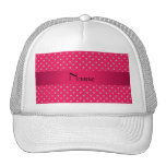 Diamants roses nommés personnalisés casquette