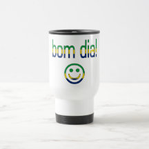 Diamètre de Bom ! Couleurs de drapeau du Brésil Tasses