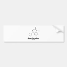 Diazepam d'équipe (molécule chimique) autocollant pour voiture