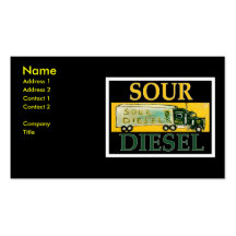 DIESEL AIGRE MODÈLE DE CARTE DE VISITE