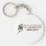 Dieu a créé l'Aikido Porte-clef