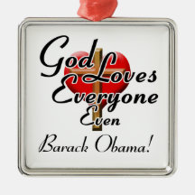 Dieu aime Barack Obama ! Décoration De Noël