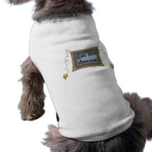 Dieu bénissent la chemise de chien de l'Amérique Tee-shirt Pour Chien