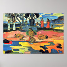 Dimanche (Mahana aucun Atua) par Gauguin Paul Posters