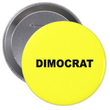 Dimocrat Badge Avec Épingle