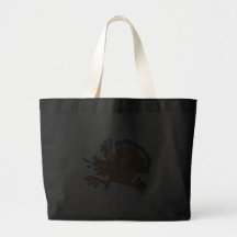 dinde effrayée drôle sacs fourre-tout