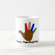 dinde, thanksgiving mugs à café