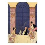 Diner d'amende d'art déco bristols personnalisés