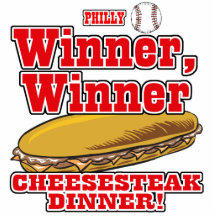 Dîner de Cheesesteak de gagnant de gagnant de base Photo En Relief