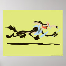 Dîner d'E. Coyote Chasing de Wile Affiches