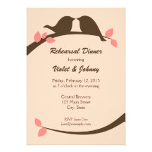 Dîner de répétition invitation personnalisable