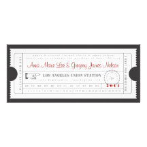 Dîner de répétition ou d'accueil - invitation de b