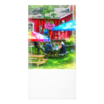 Diner le fresque d'Al Cartes De Vœux Avec Photo