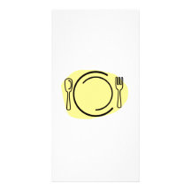 Dinner Plate Photo Greeting Card