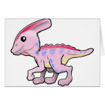 dinosaure amical mignon cartes