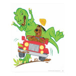 Dinosaure Attack1 de Scooby Doo posters