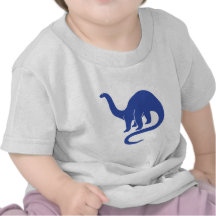 Dinosaure - bleu t-shirt