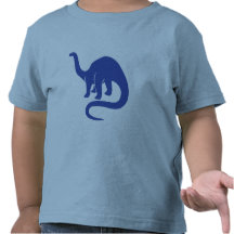 Dinosaure - bleu t-shirts